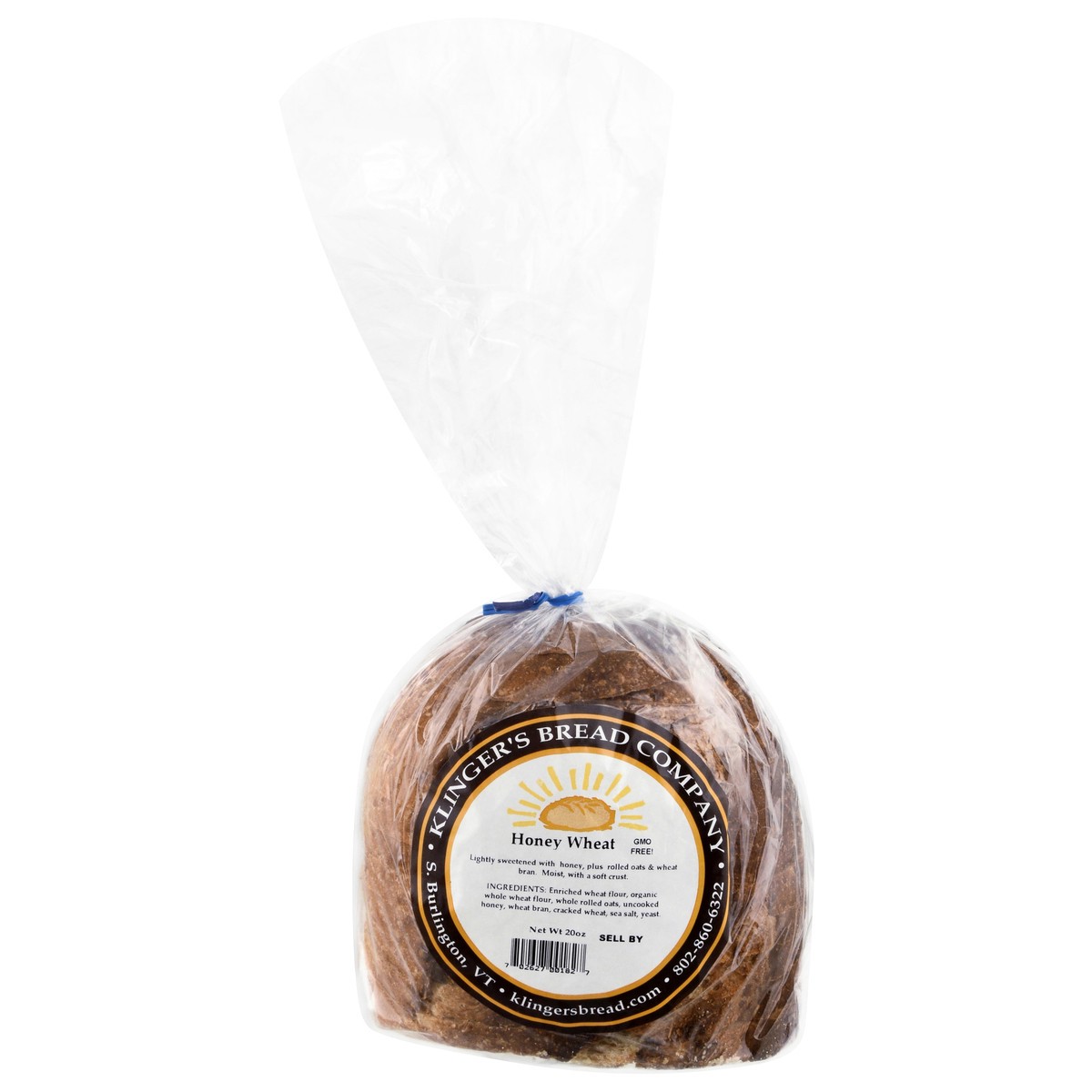 slide 2 of 4, Klinger's Sliced Honey Wheat Bread - 20 OZ, 20 oz