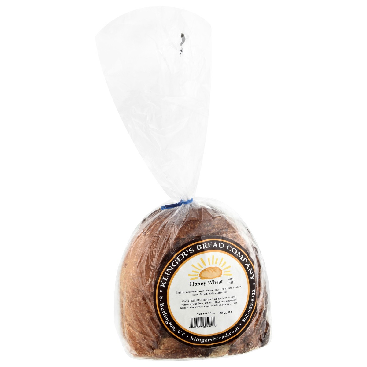 slide 3 of 4, Klinger's Sliced Honey Wheat Bread - 20 OZ, 20 oz