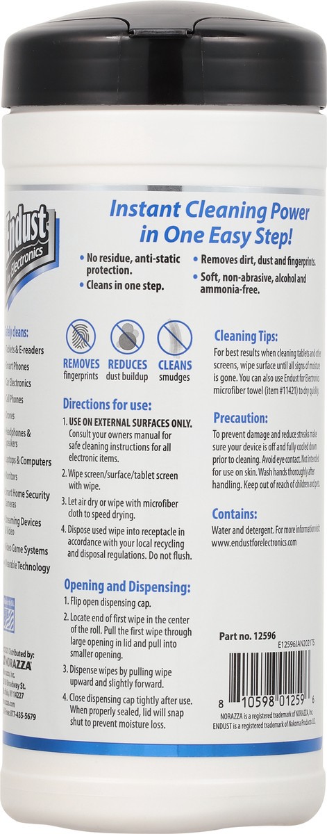 slide 4 of 9, Endust Anti-Static Tablet Computer Wipes 70 ea, 70 ct