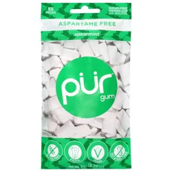 Pur Aspartame Free Spearmint Gum 55 Pieces