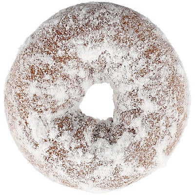 slide 1 of 1, H-E-B Vanilla Powdered Cake Donut, 2 ct