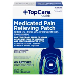Topcare Pain Relief Patch Medicated