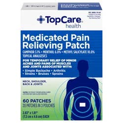 Topcare Pain Relief Patch Medicated