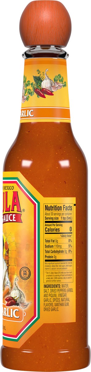 slide 5 of 9, Cholula Chili Garlic Hot Sauce, 5 fl oz, 5 fl oz