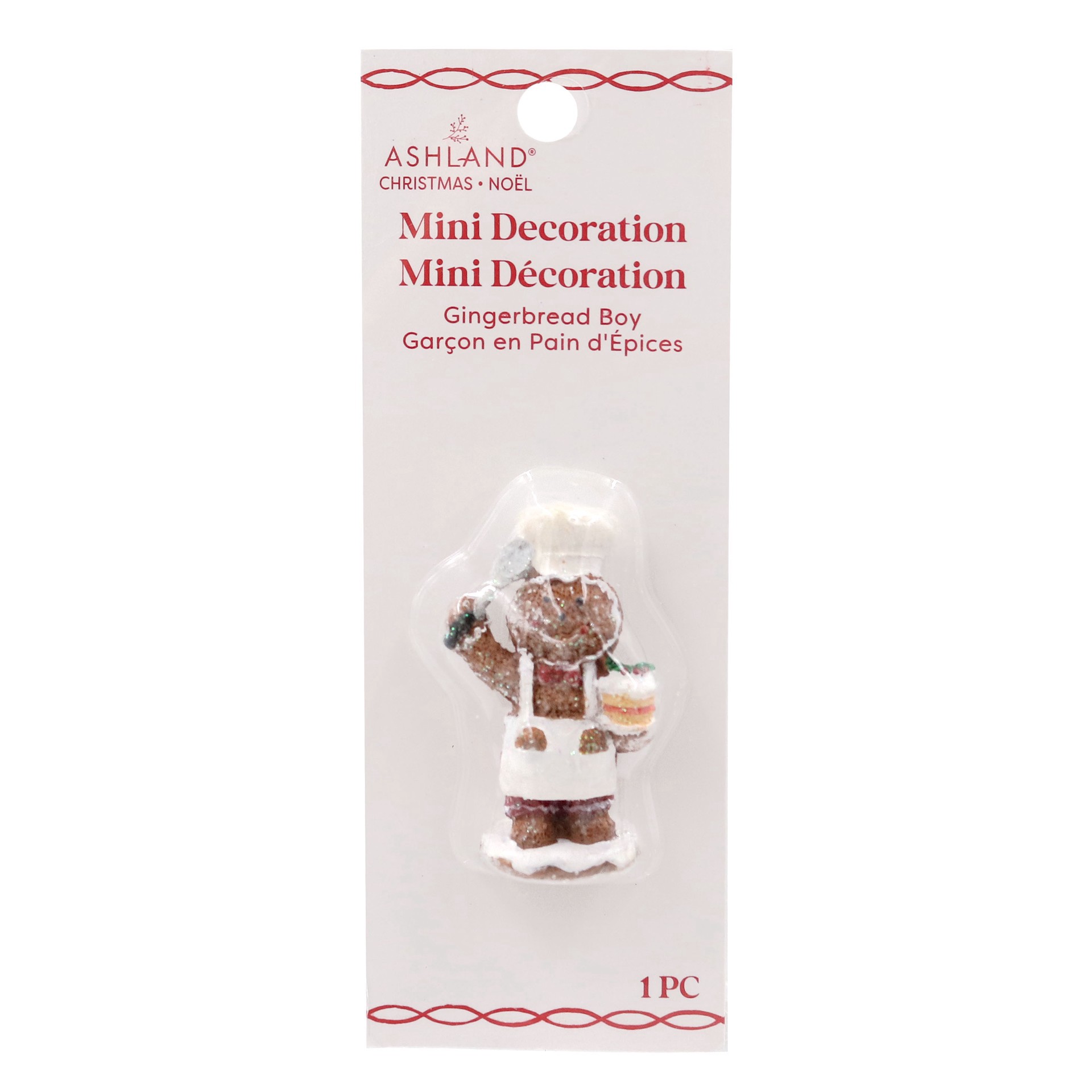 slide 3 of 3, Mini Gingerbread Baker Boy Decoration By Ashland, null