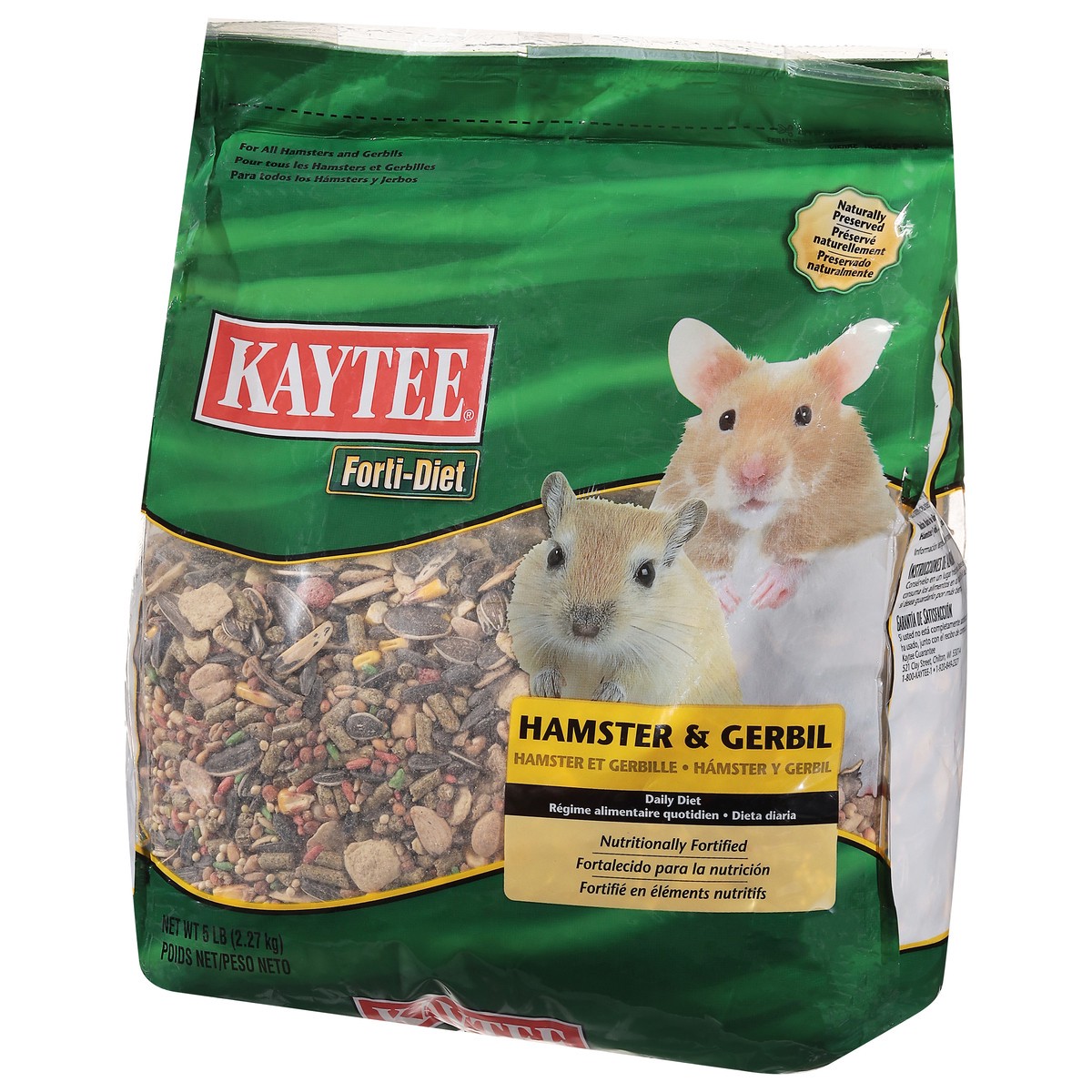 slide 3 of 9, Kaytee General Market Kaytee Forti-Diet Hamster/Gerbil 5 Pounds, 5 lb