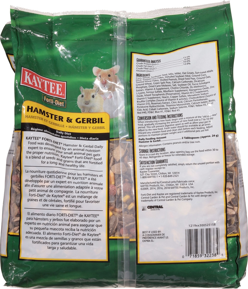 slide 5 of 9, Kaytee General Market Kaytee Forti-Diet Hamster/Gerbil 5 Pounds, 5 lb
