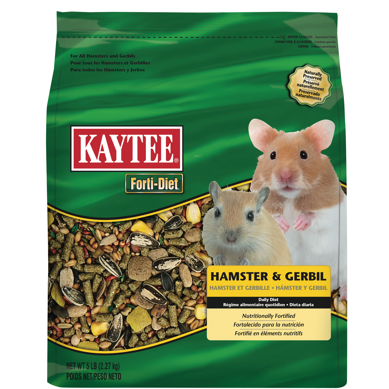 slide 1 of 9, Kaytee General Market Kaytee Forti-Diet Hamster/Gerbil 5 Pounds, 5 lb