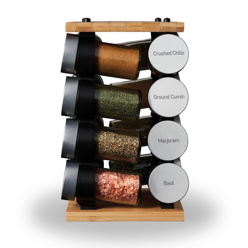 slide 5 of 13, Cole & Mason Blyth 16 Jar Bamboo Spice Rack, 1 ct