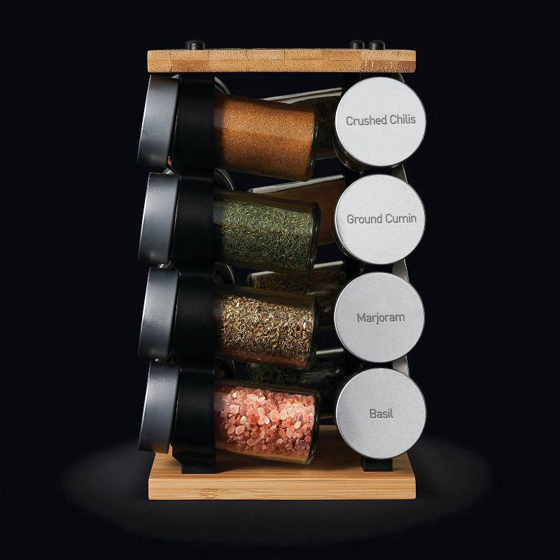 slide 13 of 13, Cole & Mason Blyth 16 Jar Bamboo Spice Rack, 1 ct