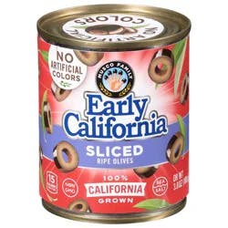 Early California Sliced Ripe Olives