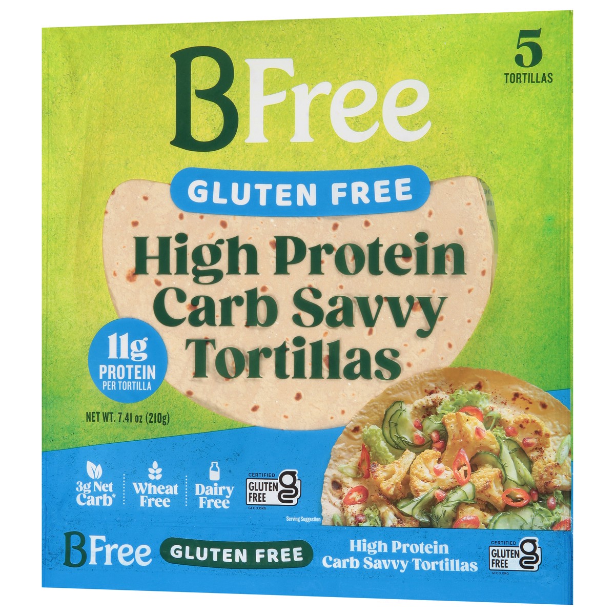 slide 2 of 13, BFree Gluten Free High Protein Carb Savvy Tortillas 5 ea, 5 ct