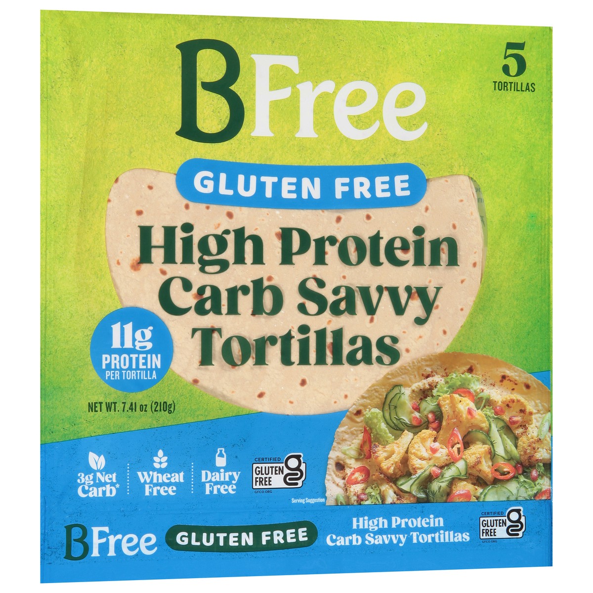 slide 12 of 13, BFree Gluten Free High Protein Carb Savvy Tortillas 5 ea, 5 ct