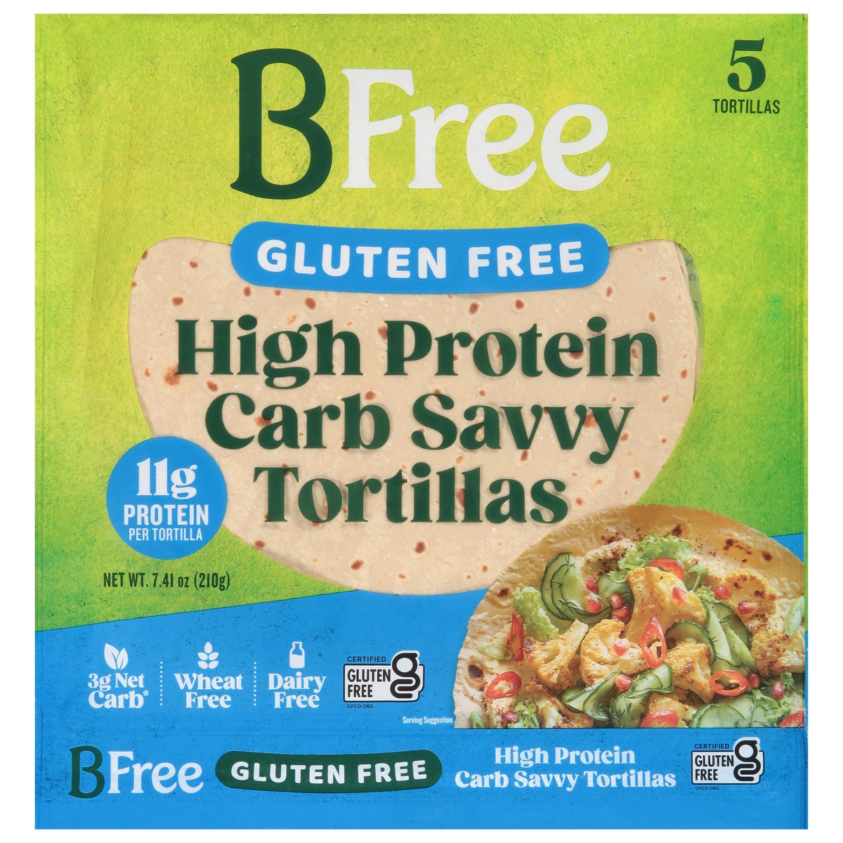 slide 5 of 13, BFree Gluten Free High Protein Carb Savvy Tortillas 5 ea, 5 ct