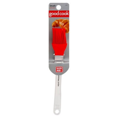 slide 1 of 2, Good Cook Red BBQ Grill Brush With Edge Scraper, 1 ct