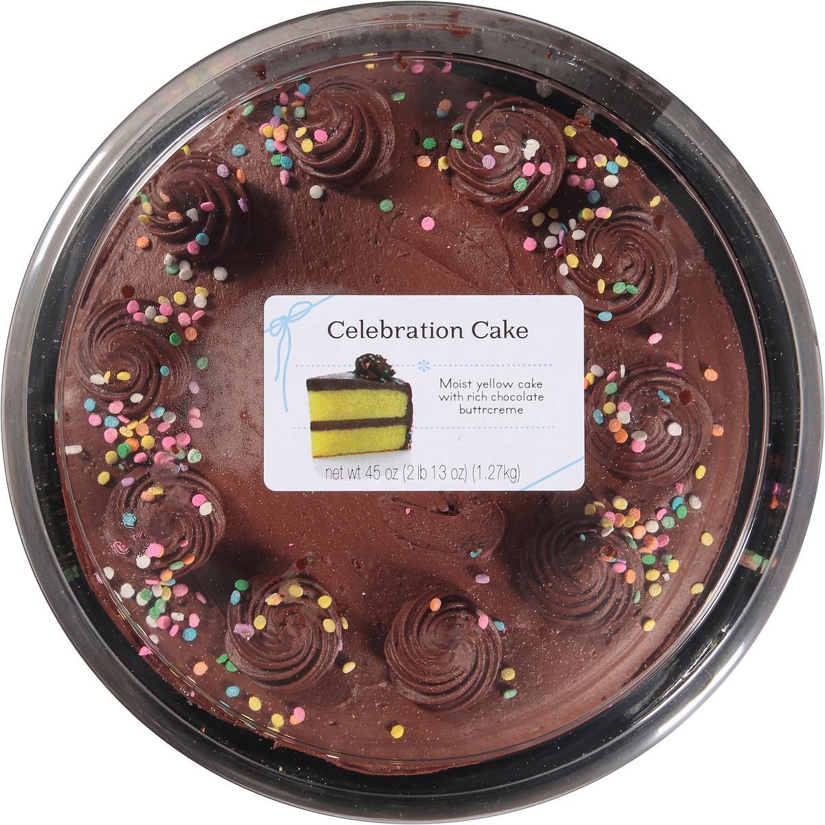 slide 5 of 9, Our Specialty Treat Shop Celebration Cake 8 Inch 45 oz, 45 oz