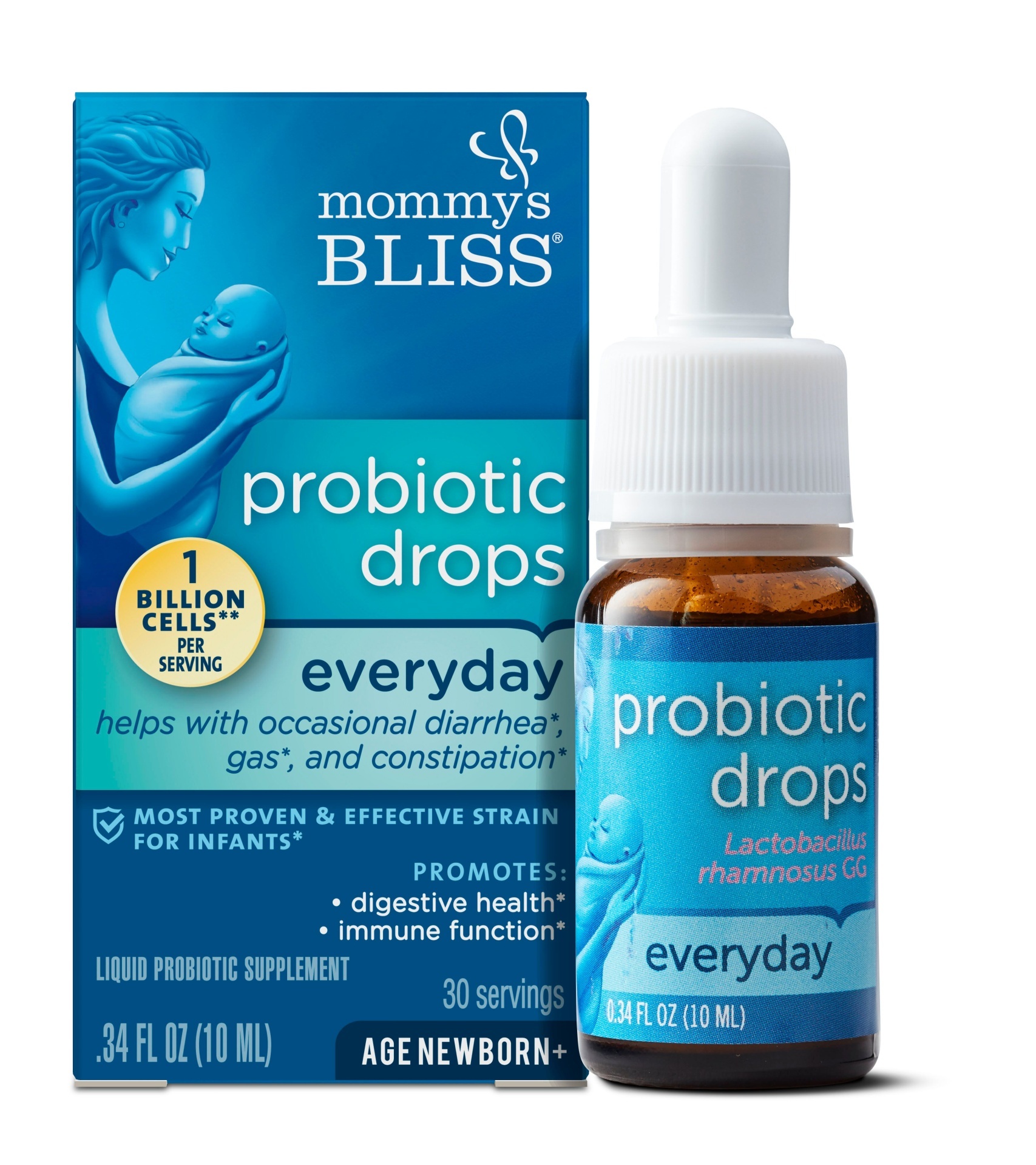 slide 1 of 1, Mommy's Bliss Probiotic Drops, 0.34 fl oz