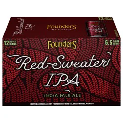 Founders Brewing Co. Brewing Co. Red Sweater IPA, 12 Pack, 12 fl oz Cans, 6.5% ABV