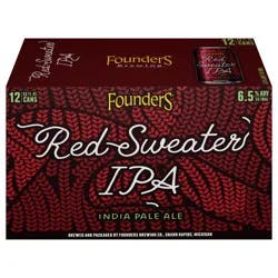 Founders Brewing Co. Brewing Co. Red Sweater IPA, 12 Pack, 12 fl oz Cans, 6.5% ABV