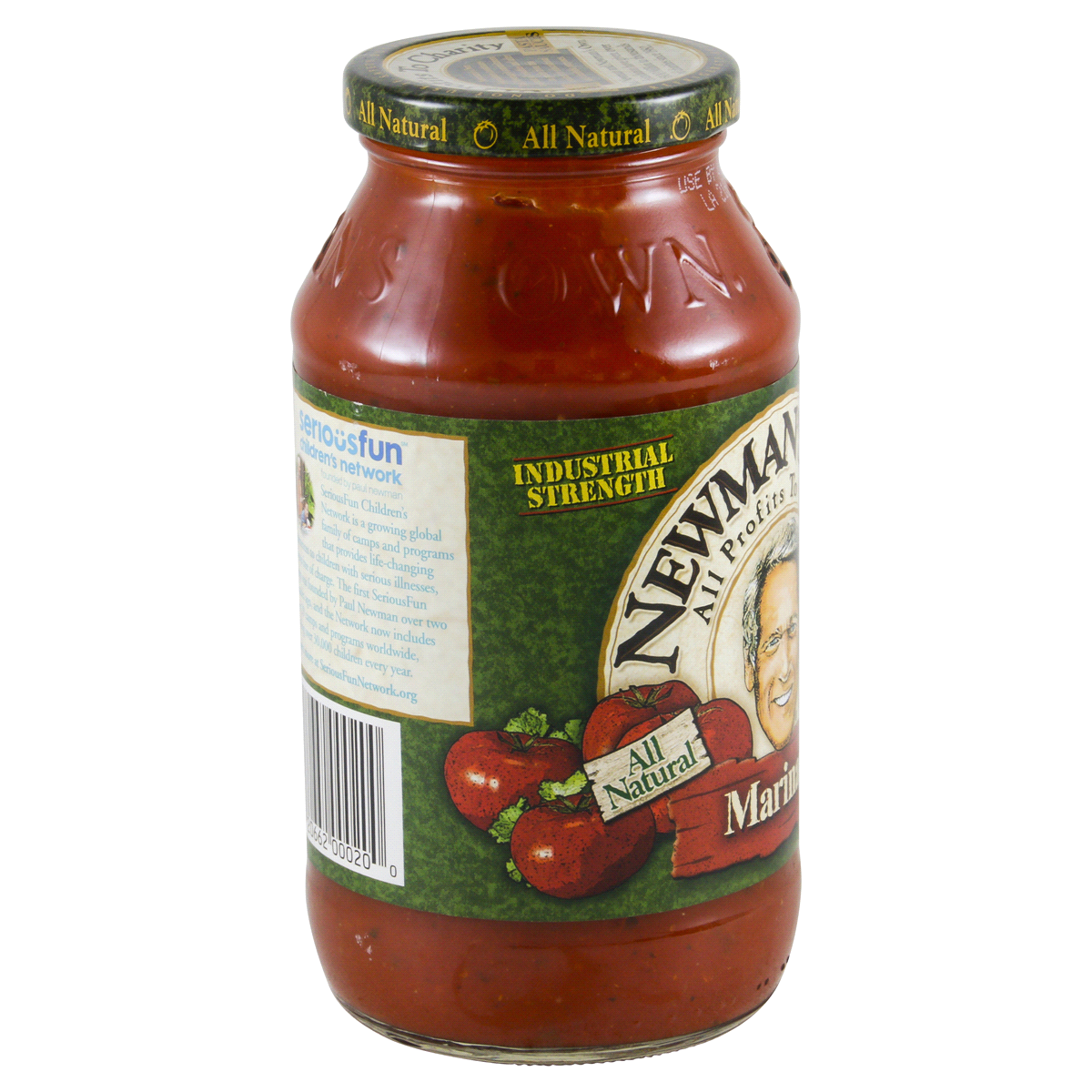 slide 3 of 4, Newman's Own Marinara Pasta Sauce, 24 oz