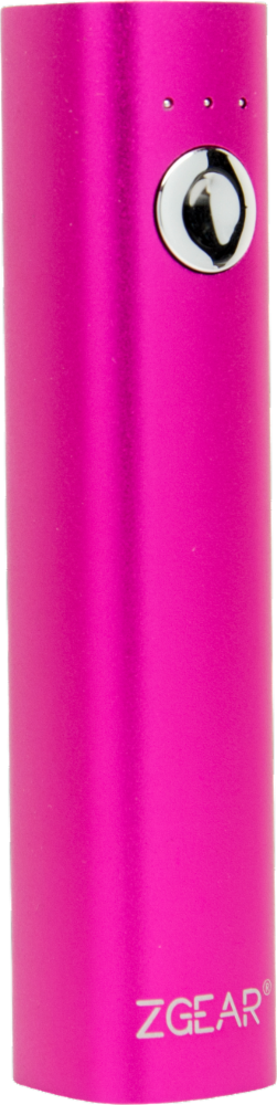 slide 1 of 1, Z GEAR 2600 mAh Instant Power Charger for Smart Phones and USB Devices - Pink, 1 ct