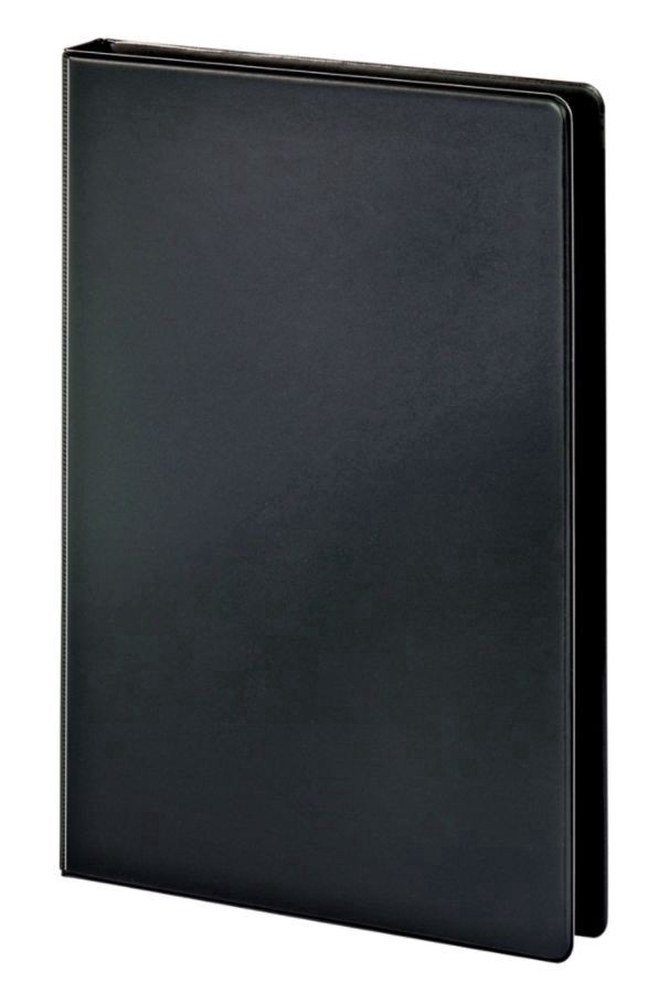 slide 5 of 5, Office Depot Brand Round Ring Reference Binder, Legal Size 100% Recycled, Black, 1 in