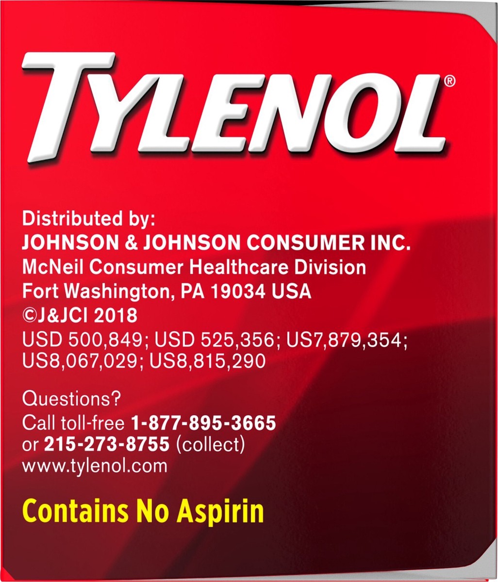 slide 4 of 7, Tylenol Extra Strength Acetaminophen Rapid Release Gels, Extra Strength Pain Reliever & Fever Reducer Medicine, Gelcaps with Laser-Drilled Holes, 500 mg Acetaminophen, 225 ct, 225 ct