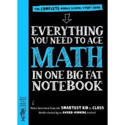 Workman Everything You Need to Ace Math in One Big Fat Notebook : The Complete Middle School Study Guide - by Ouida Newton (Paperback)