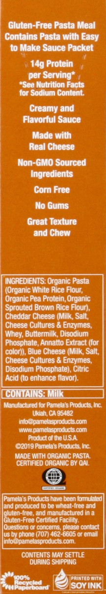 slide 3 of 6, Pamela's Mac And Cheese Pasta Meal, 5 oz