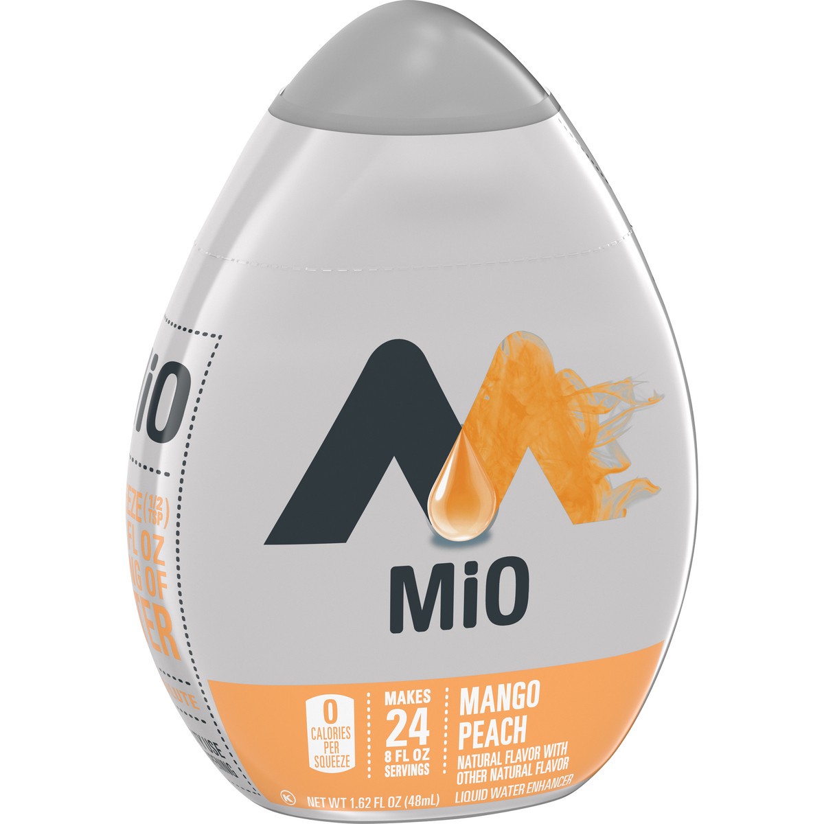 slide 6 of 9, MiO Liquid Water Enhancer Mango Peach Naturally Flavored Drink Mix Bottle, 1.62 fl oz