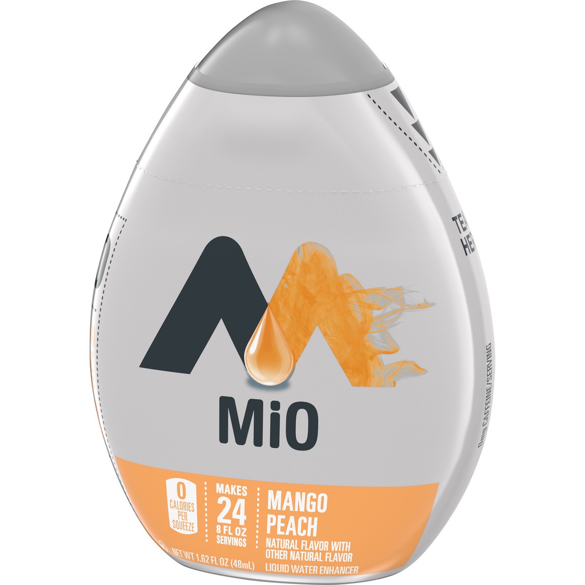 slide 4 of 9, MiO Liquid Water Enhancer Mango Peach Naturally Flavored Drink Mix Bottle, 1.62 fl oz