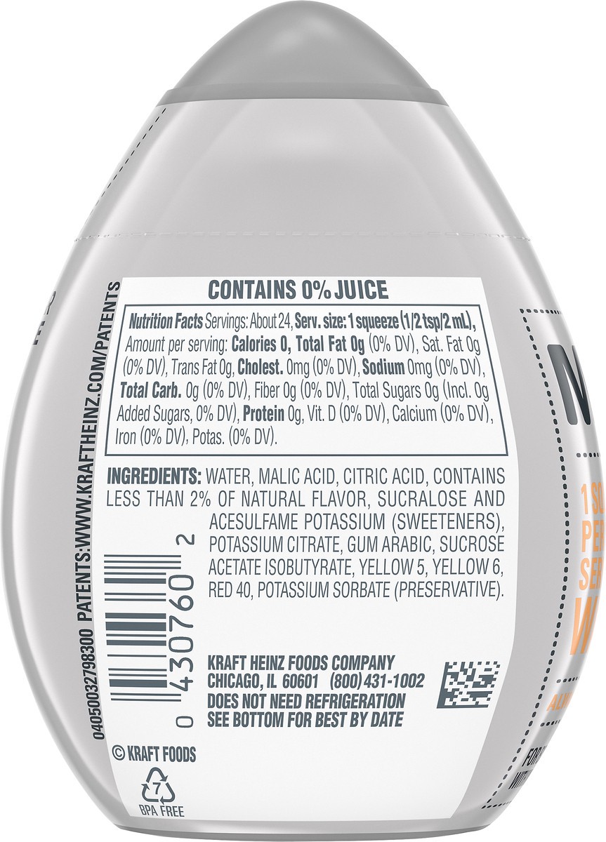 slide 9 of 9, MiO Liquid Water Enhancer Mango Peach Naturally Flavored Drink Mix Bottle, 1.62 fl oz