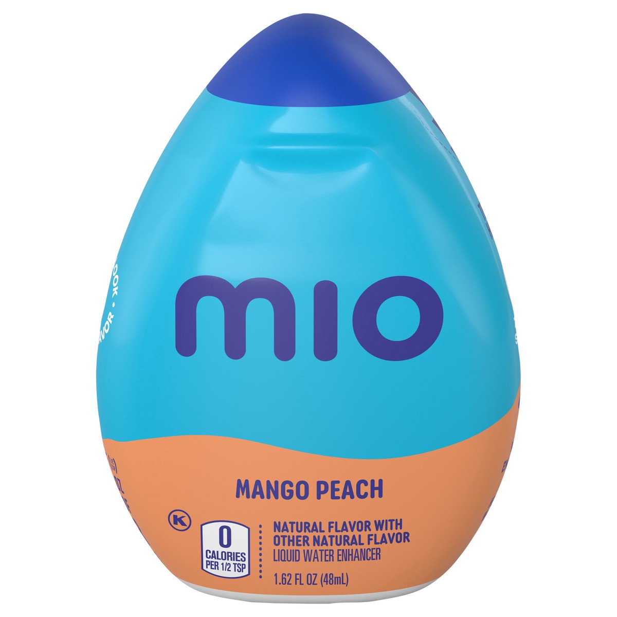 slide 1 of 9, MiO Liquid Water Enhancer Mango Peach Naturally Flavored Drink Mix Bottle, 1.62 fl oz