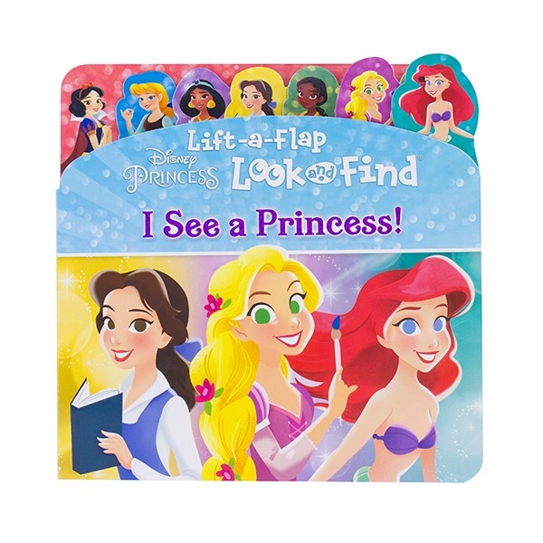 slide 1 of 4, Disney Princess - I See a Princess! Lift-a-Flap Look and Find Book - by Phoenix (Board Book), 1 ct