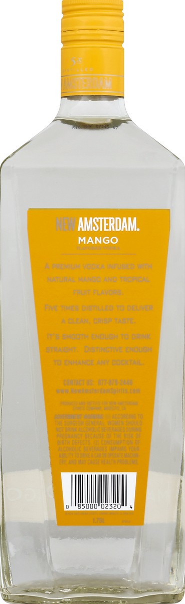 slide 3 of 3, New Amsterdam Mango Flavored, 1.75 liter