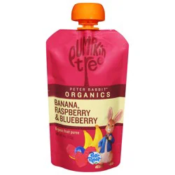 Pumpkin Tree Peter Rabbit Organics Organic Banana, Raspberry & Blueberry Fruit Puree 4 oz