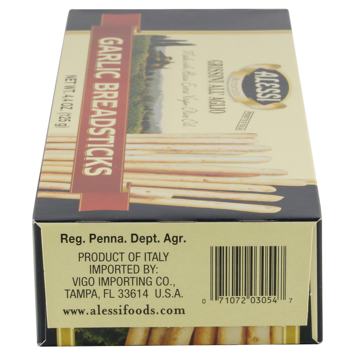 slide 4 of 4, Alessi Garlic Breadsticks, 4.4 oz