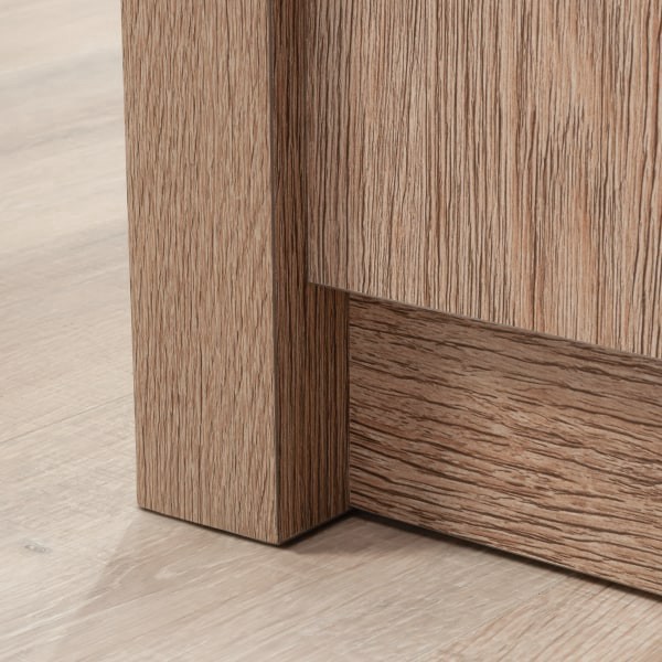 slide 10 of 10, Sauder Dixon City 33""W Computer Desk Cabinet With Storage, Brushed Oak/Pebble White, 1 ct