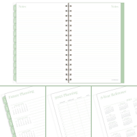 slide 3 of 5, Cambridge Ombre 2025 Weekly Monthly Planner, Small, 5 1/2" x 8 1/2", 1 ct
