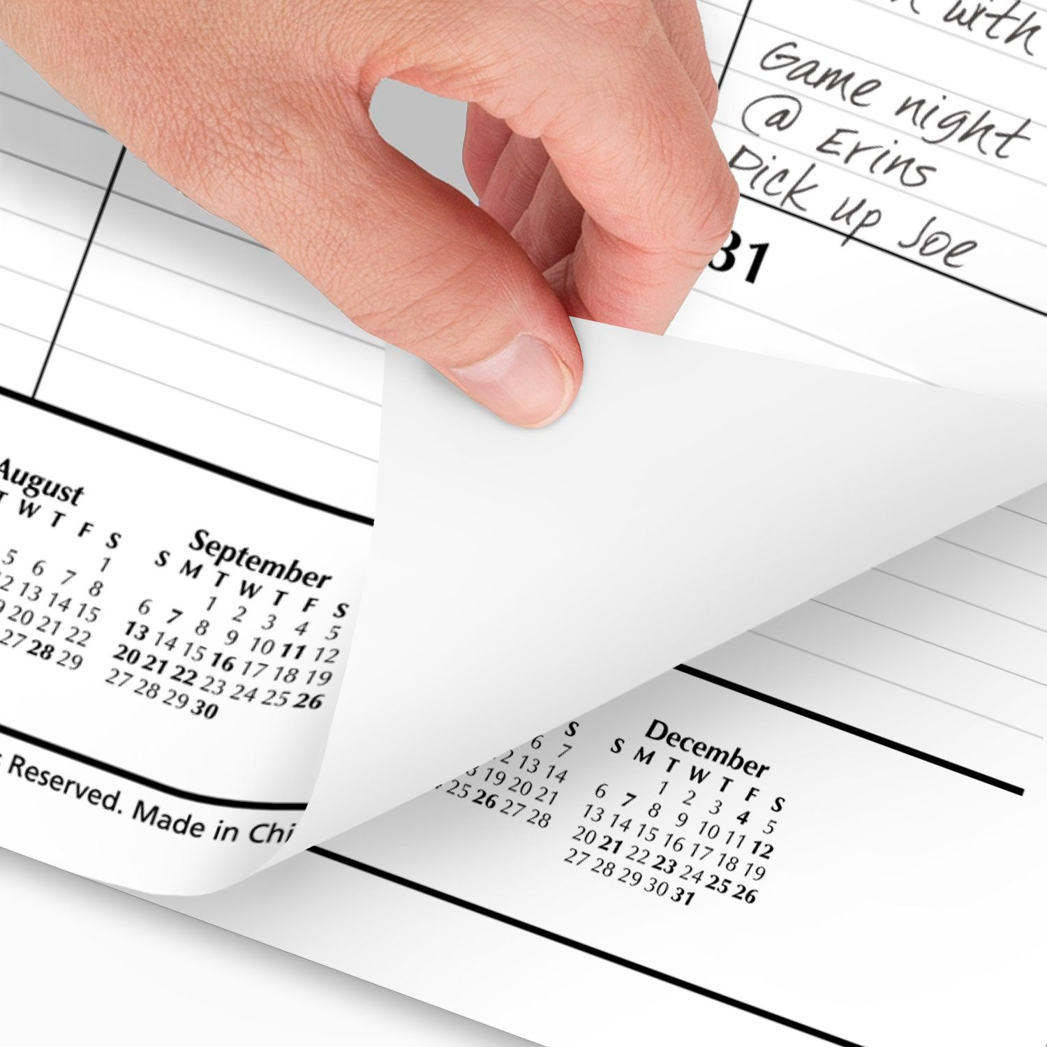 slide 4 of 6, AT-A-GLANCE 2026 Monthly Desk Pad Calendar, Large, 21 3/4" x 17", 17 in