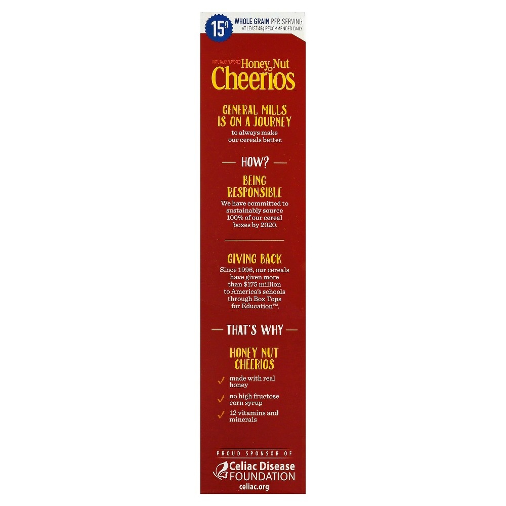 slide 3 of 4, Cheerios General Mills Honey Nut Cheerios Giant Size Cereal, 27.2 oz