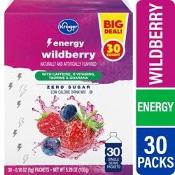 Kroger Energy Zero Sugar Wildberry Drink Mix