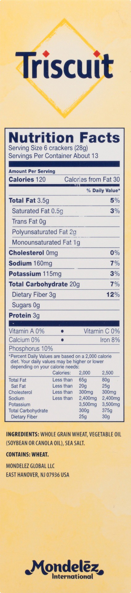 slide 3 of 8, Triscuit Original Crackers, 13 oz
