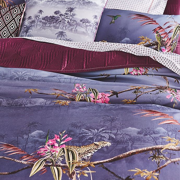 Ted Baker London Hibiscus Twin Comforter Set - Dark Grey 2 ct | Shipt