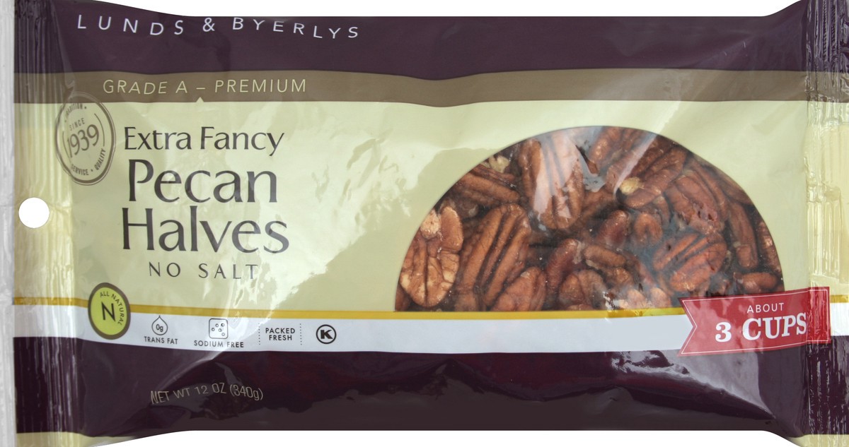 slide 4 of 5, Lunds & Byerlys Pecan Halves - 12 oz, 12 oz