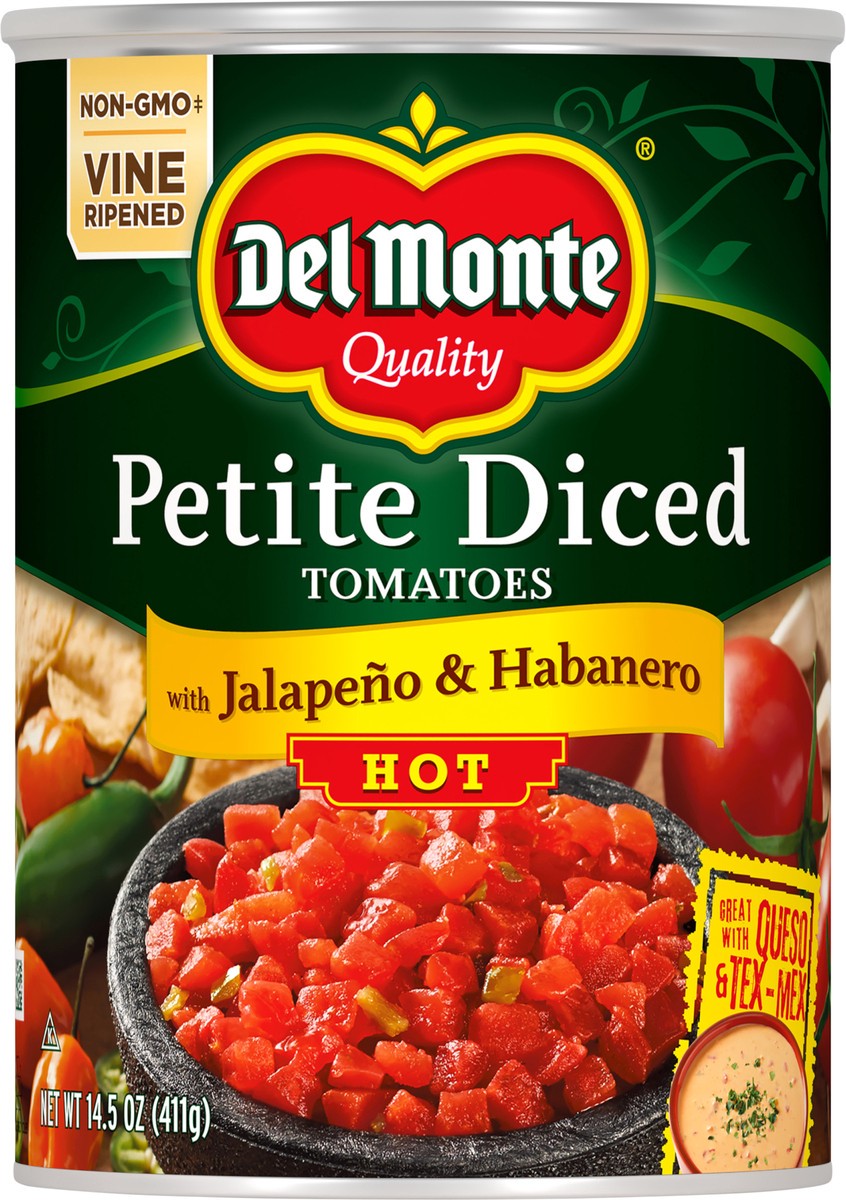 slide 2 of 7, Del Monte Tomato W/Jalapeno, 14.5 oz