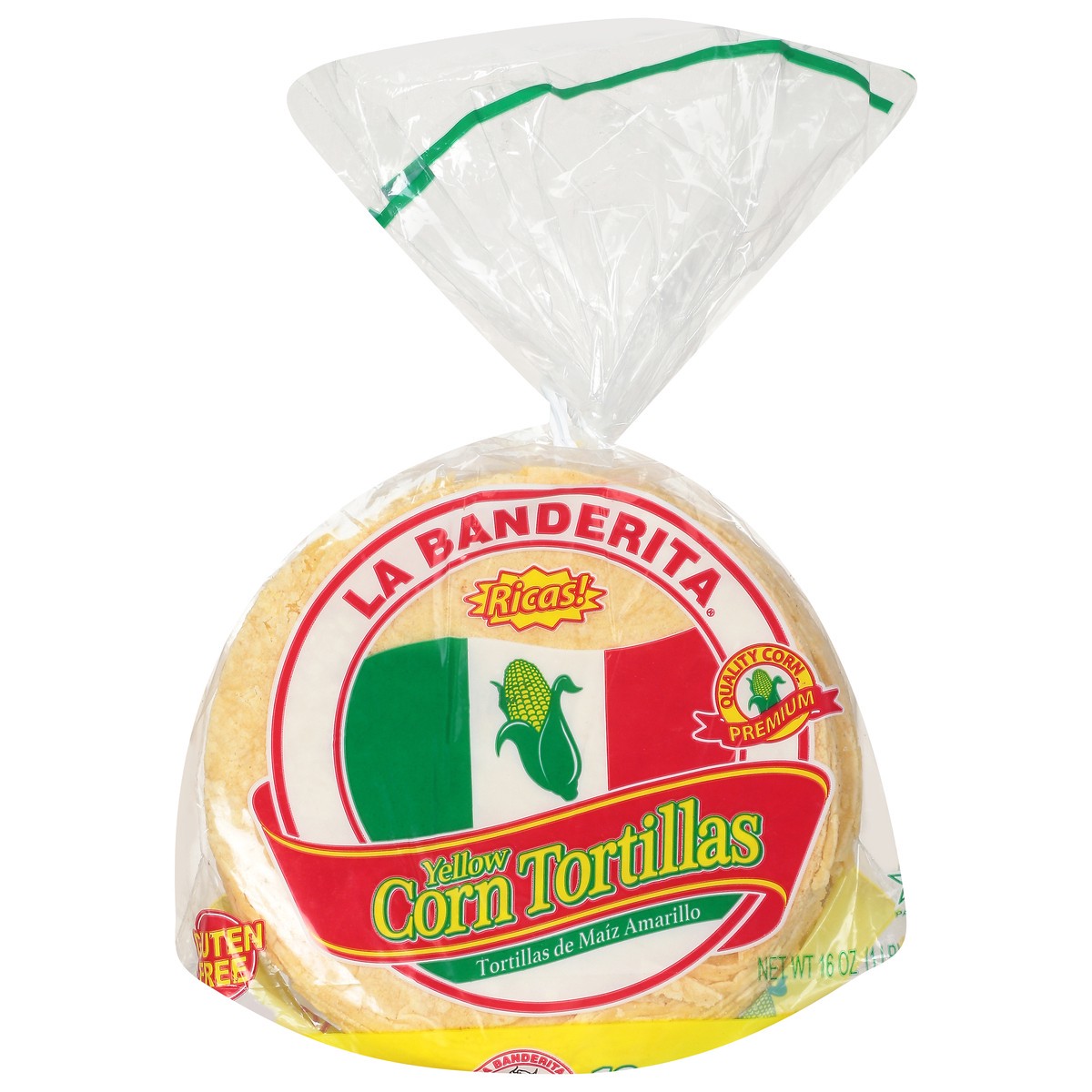 slide 1 of 9, La Banderita Corn Yellow Tortillas 18 ea, 18 ct