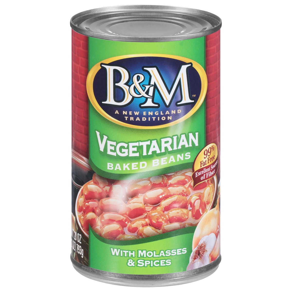 slide 1 of 12, B&M Vegetarian Baked Beans 28 oz, 28 oz