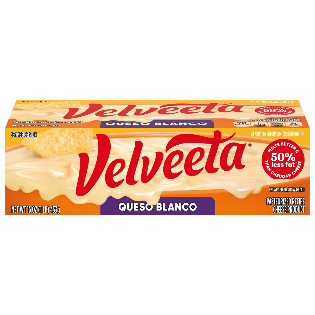 slide 1 of 5, Velveeta Queso Blanco Cheese Product 16 oz, 16 oz