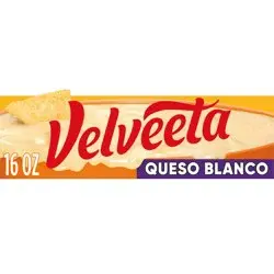 Velveeta Queso Blanco Pasteurized Recipe Cheese Product, 16 oz Block